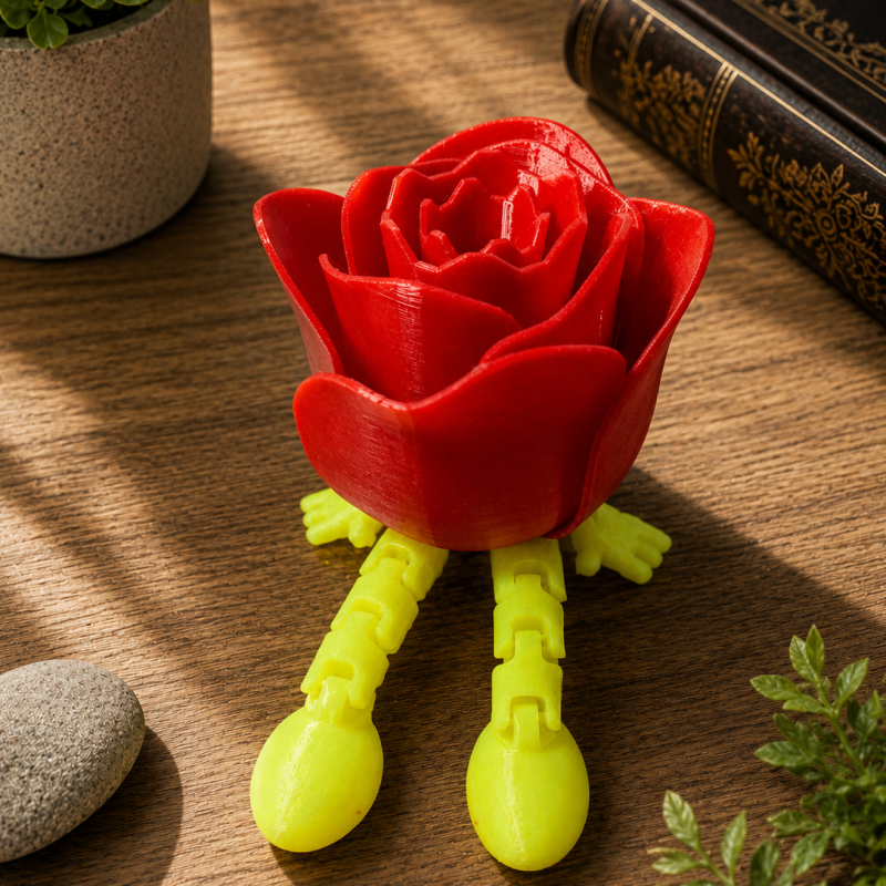 Rosa Articulada Roja