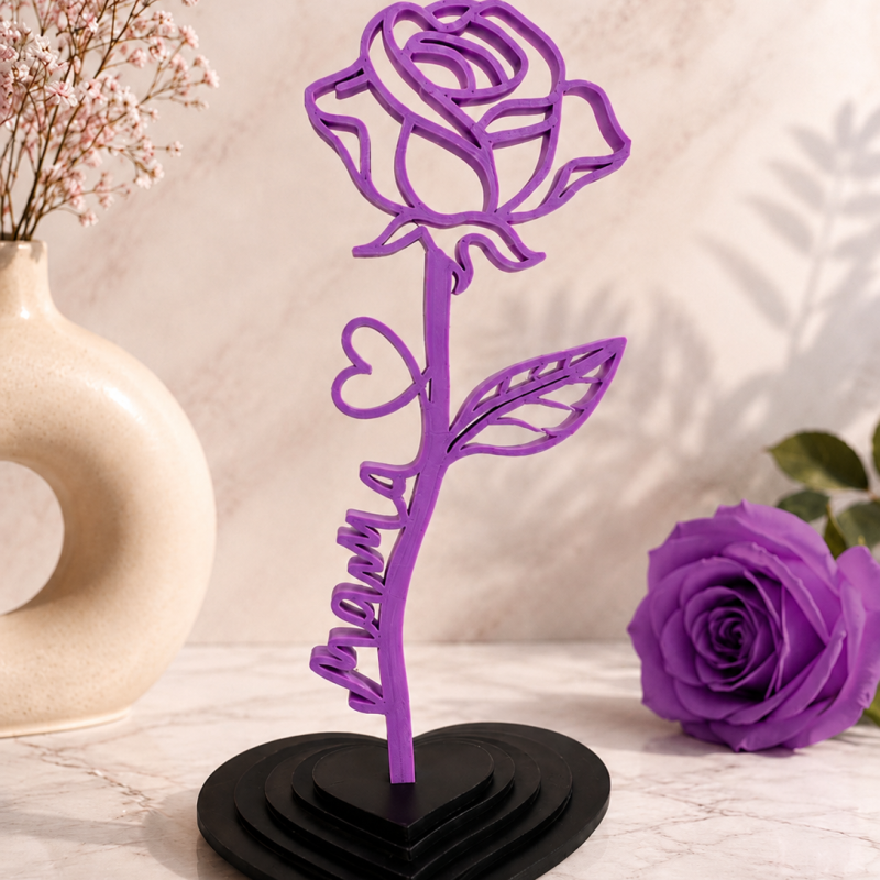 Rosa Lila Día De La Madre