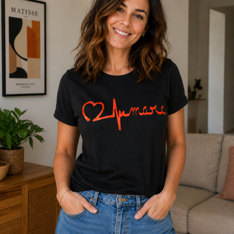 Camiseta Personalizada Día de la Madre con el Nombre de su Hijo o Hija