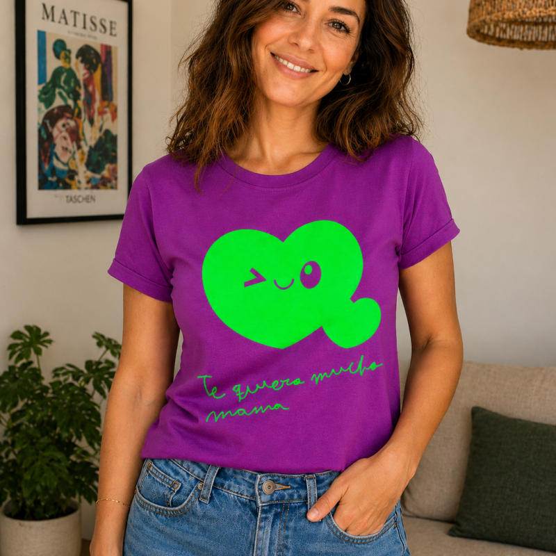Camiseta Personalizada Día de la Madre – “Te quiero mucho, mamá”