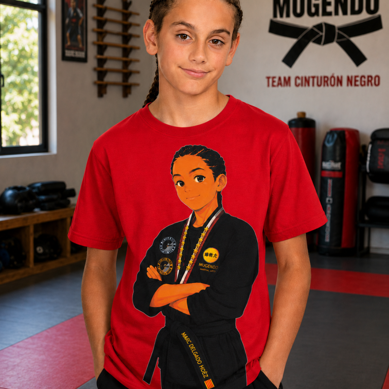 Camiseta Soy Cinturón Negro Mugendo (FOTO PERSONALIZADA)