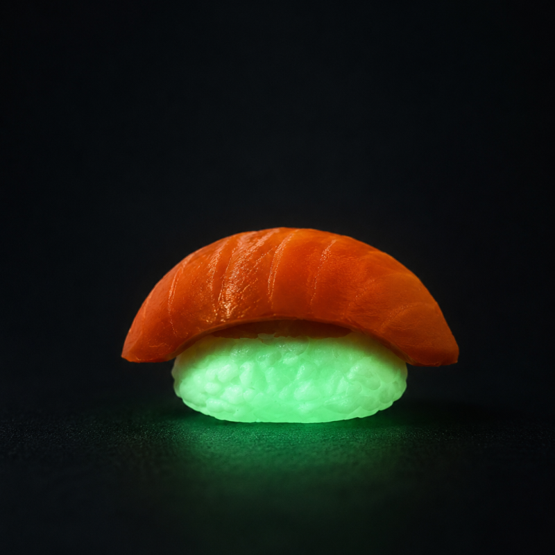 Clicker Antiestrés Sushi Luminoso – Relájate y Diviértete Clicker Antiestrés Sushi Luminoso – Relájate y Diviértete